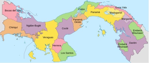 panama-provinces-map