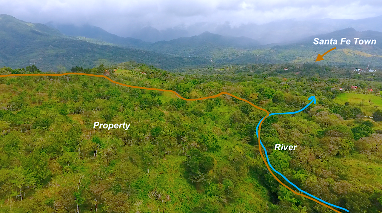 River front Property for sale Santa Fe, Veraguas, panama