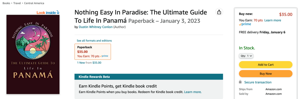 guidebook for living investing retiring doing business real estate in Panama