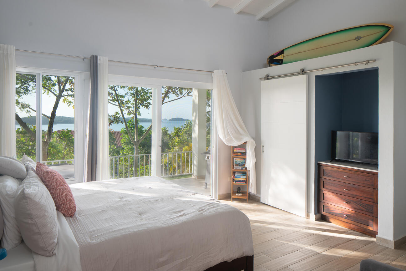 three bedroom ocean view villa nestled in the oceanside hills of Playa Hermosa, Chiriqui Province of Panama.
