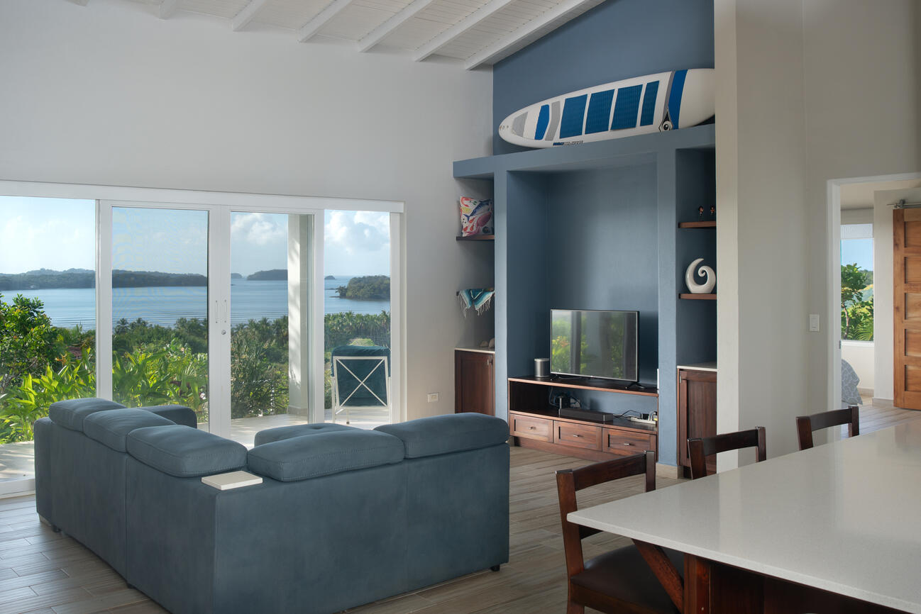 three bedroom ocean view villa nestled in the oceanside hills of Playa Hermosa, Chiriqui Province of Panama.